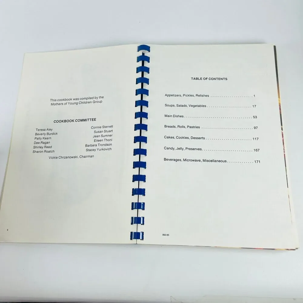 Good Shepherd Parish Cookbook Various 1985 Spiral Bound Vintage Cookbook Omaha